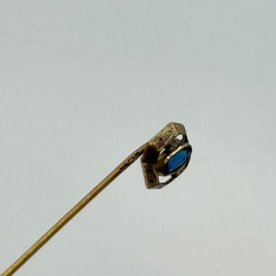 LOT 119: Vintage Hat / Stick Pins: Floral & Cameo Designs