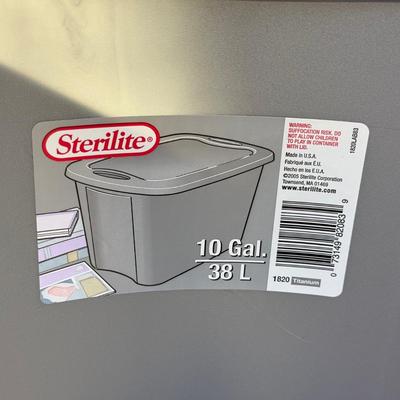 LOT 120: Five Different Sized Totes for Storage, Organization, or Estate Sale Pickups