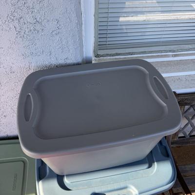 LOT 120: Five Different Sized Totes for Storage, Organization, or Estate Sale Pickups