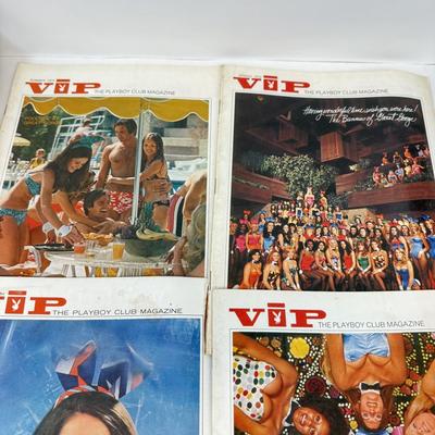 LOT 121: Vintage 1970s/80s & More Playboy Magazines incl. VIP Mini-Mag