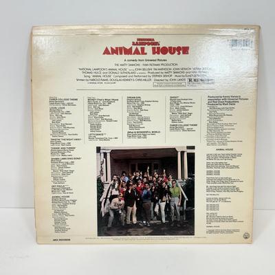 LOT 123: Movie/Theatre Soundtrack Vintage Viny Record Albums: Animal House, Grease, Sound of Music, Saturday Night Fever & More