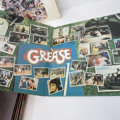 LOT 123: Movie/Theatre Soundtrack Vintage Viny Record Albums: Animal House, Grease, Sound of Music, Saturday Night Fever & More