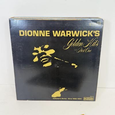 LOT 128: Vinyl Record Albums: Donna Summer, Dionne Warwick, Stevie Wonder, Nat King Cole & More