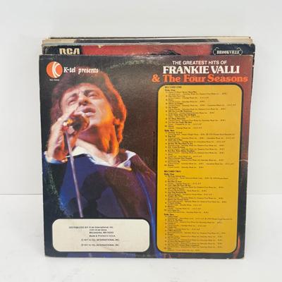 LOT 129: Vintage 1960s Vinyl Record Albums: Elvis in Hollywood, Neil Diamond, The Beach Boys, Frankie Valli, The Mamas & the Papas...