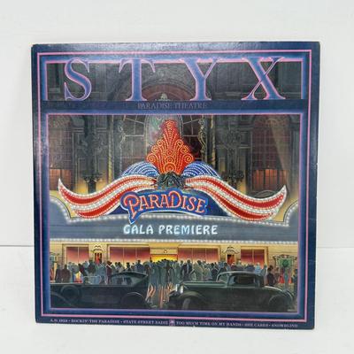 LOT 130: 1980s Vinyl Record Albums: Styx, The Fixx, The Cars, Billy Joel (LIST IN DESCRIPTION)