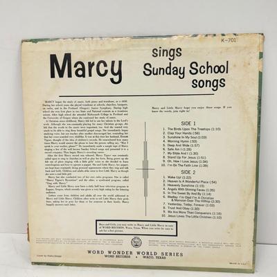 LOT 131: Hercules Disney on Ice Memorabilia w/ Collection of Children's Vinyl Records: Original Sesame Street Cast Recording, Bozo...