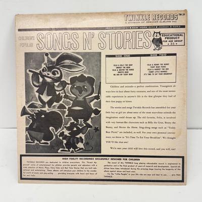 LOT 131: Hercules Disney on Ice Memorabilia w/ Collection of Children's Vinyl Records: Original Sesame Street Cast Recording, Bozo...