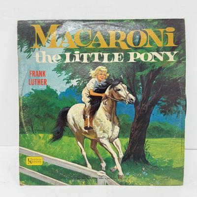 LOT 131: Hercules Disney on Ice Memorabilia w/ Collection of Children's Vinyl Records: Original Sesame Street Cast Recording, Bozo...