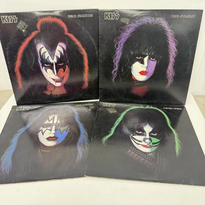 LOT 134: KISS Vinyl Record Album Collection: Love Gun, Hotter than Hell, Live Albums & More