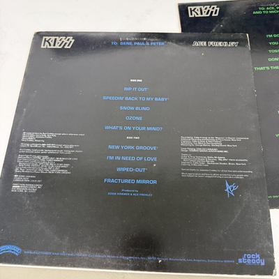 LOT 134: KISS Vinyl Record Album Collection: Love Gun, Hotter than Hell, Live Albums & More