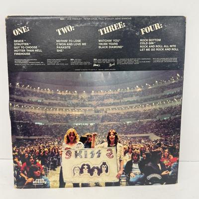 LOT 134: KISS Vinyl Record Album Collection: Love Gun, Hotter than Hell, Live Albums & More