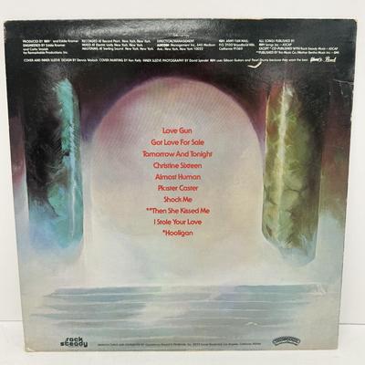 LOT 134: KISS Vinyl Record Album Collection: Love Gun, Hotter than Hell, Live Albums & More