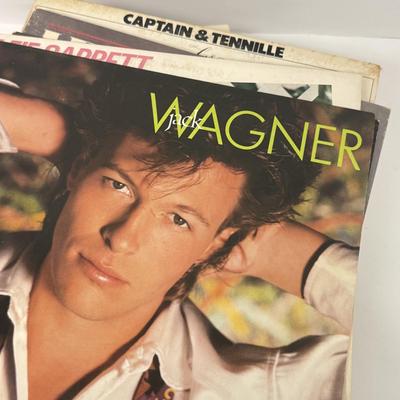 LOT 136: Stack of Various Vintage Vinyl Record Albums - Christmas Themed, Bill Cosby, 45s & More