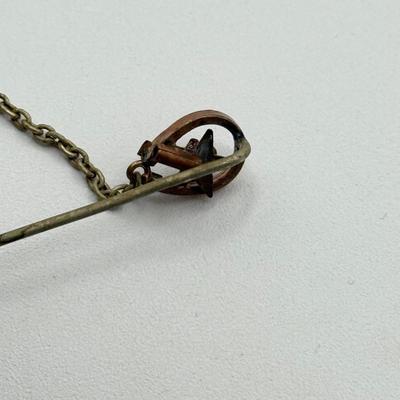 LOT 139: Vintage Western / Horse Themed Hat / Stick Pins