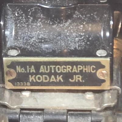 LOT 142: Antique Kodak No. 1A Autographic Kodak Jr. Camera