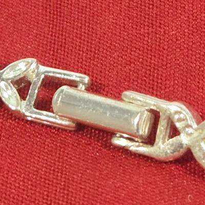 LOT 143: Premier Designs Aurora Flower Rhinestone Necklace & Bracelet and Vintage Rhinestone Flower Brooch