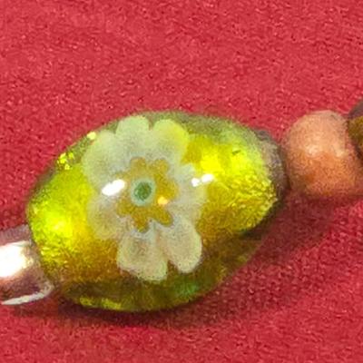 LOT 144: Silver-tone Bow Rhinestone Necklace, Premier Designs Murano Art Glass Style Beaded Necklace & Bracelet, Silver-tone Chain...