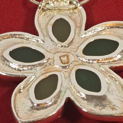 LOT 144: Silver-tone Bow Rhinestone Necklace, Premier Designs Murano Art Glass Style Beaded Necklace & Bracelet, Silver-tone Chain...