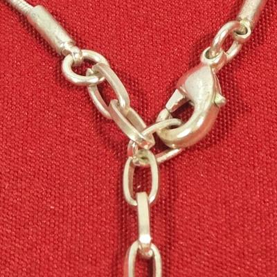 LOT 144: Silver-tone Bow Rhinestone Necklace, Premier Designs Murano Art Glass Style Beaded Necklace & Bracelet, Silver-tone Chain...