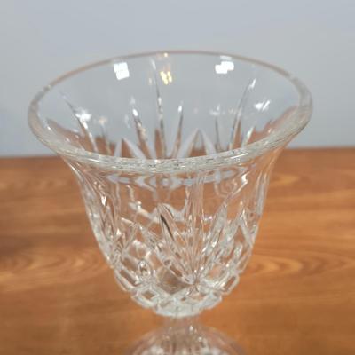 LOT 148: Cristal D'Arques Longchamp Lead Crystal Pitcher, Godinger Lexington Crystal Goblets, and Vintage Kromex MCM Copper Color...