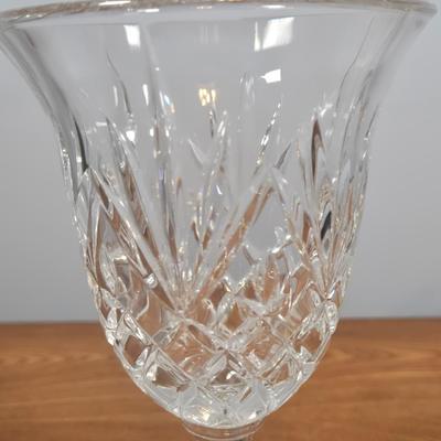 LOT 148: Cristal D'Arques Longchamp Lead Crystal Pitcher, Godinger Lexington Crystal Goblets, and Vintage Kromex MCM Copper Color...