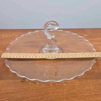 LOT 149: Vintage Ivy Etched Boopie Base Cocktail Glasses, Etched Glass Pilsner Glasses, Vintage Fostoria Century Glass Bowl Flared...