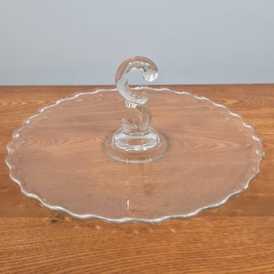 LOT 149: Vintage Ivy Etched Boopie Base Cocktail Glasses, Etched Glass Pilsner Glasses, Vintage Fostoria Century Glass Bowl Flared...