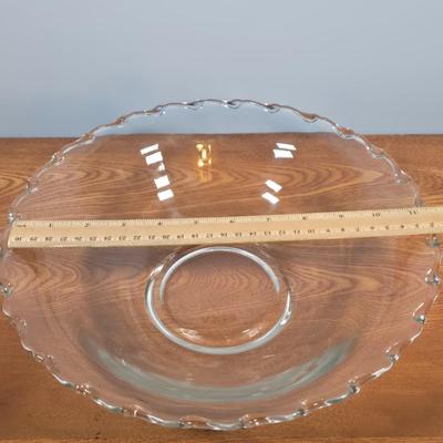 LOT 149: Vintage Ivy Etched Boopie Base Cocktail Glasses, Etched Glass Pilsner Glasses, Vintage Fostoria Century Glass Bowl Flared...