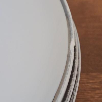 LOT 150: Vintage Harmony House China Set/ 8 Dinner Plates, 8 Salad Plates, 7 Soup Bowls, 7 Dessert Bowls, 1 Serving Bowl, 8 Cups &...