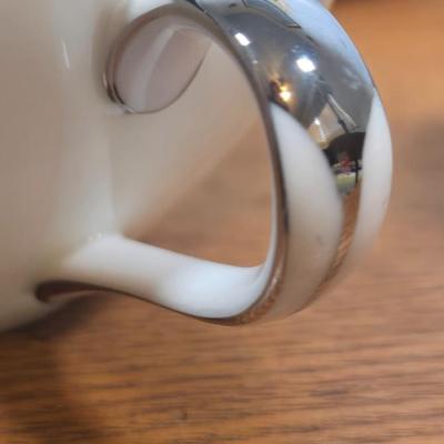 LOT 150: Vintage Harmony House China Set/ 8 Dinner Plates, 8 Salad Plates, 7 Soup Bowls, 7 Dessert Bowls, 1 Serving Bowl, 8 Cups &...