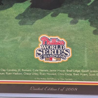 LOT 155: The 2008 Philadelphia Phillies World Series Champions!