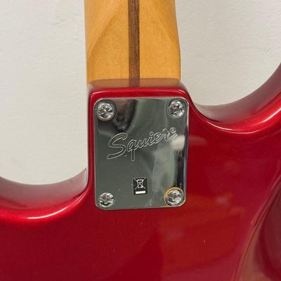 LOT 191: Red Squire Strait Fender Electric Guitar