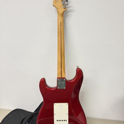 LOT 191: Red Squire Strait Fender Electric Guitar
