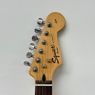 LOT 191: Red Squire Strait Fender Electric Guitar