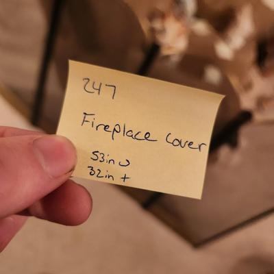 Fireplace cover