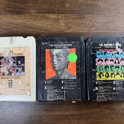 The Rolling Stones Vintage 8-track Tapes
