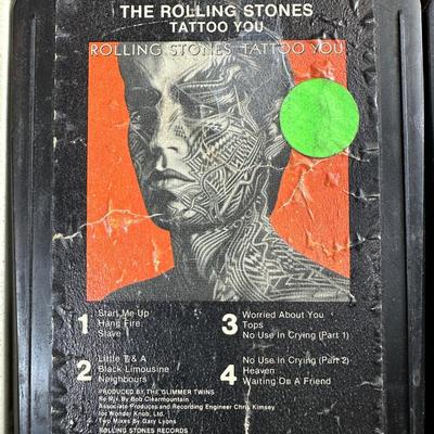 The Rolling Stones Vintage 8-track Tapes