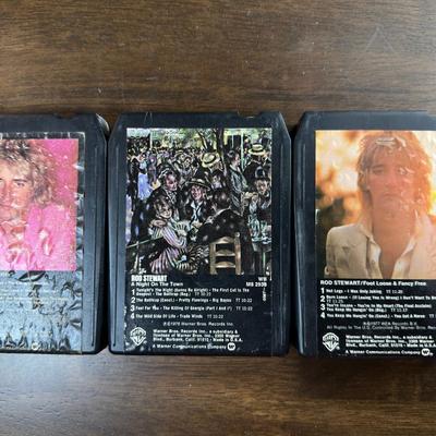 Rod Stewart Vintage 8-track Tapes