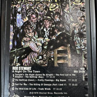 Rod Stewart Vintage 8-track Tapes