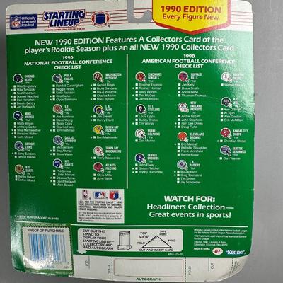 Kenner Starting Lineup Vintage Sealed Sports Collectible Figure Includes Rookie Year Card