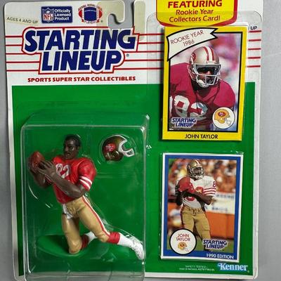 Kenner Starting Lineup Vintage Sealed Sports Collectible Figure Includes Rookie Year Card