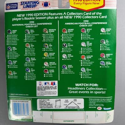 Kenner Starting Lineup Vintage Sealed Sports Collectible Figure Includes Rookie Year Card