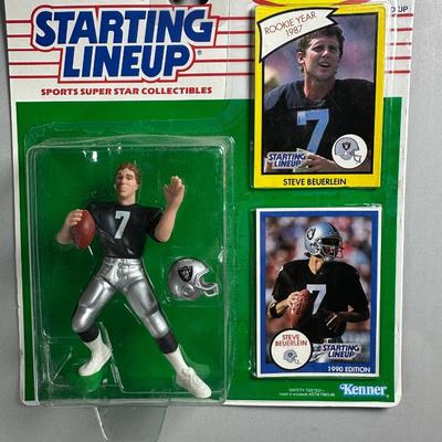 Kenner Starting Lineup Vintage Sealed Sports Collectible Figure Includes Rookie Year Card 