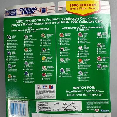 Kenner Starting Lineup Vintage Sealed Sports Collectible Figure Includes Rookie Year Card 