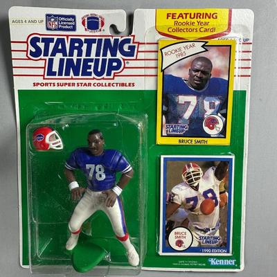Kenner Starting Lineup Vintage Sealed Sports Collectible Figure Includes Rookie Year Card 