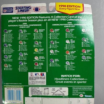 Kenner Starting Lineup Vintage Sealed Sports Collectible Figure Includes Rookie Year Card 