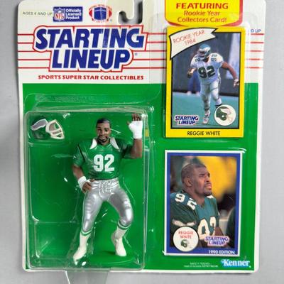 Kenner Starting Lineup Vintage Sealed Sports Collectible Figure Includes Rookie Year Card