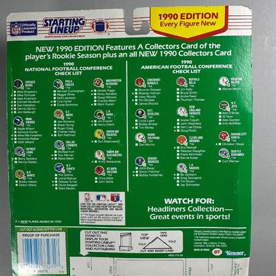 Kenner Starting Lineup Vintage Sealed Sports Collectible Figure Includes Rookie Year Card