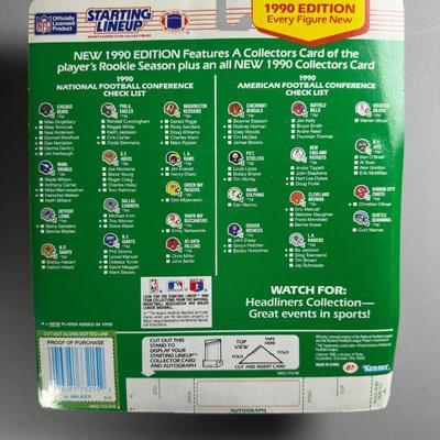 Kenner Starting Lineup Vintage Sealed Sports Collectible Figure Includes Rookie Year Card 