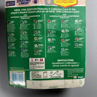 Kenner Starting Lineup Vintage Sealed Sports Collectible Figure Includes Rookie Year Card 